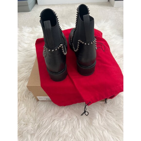 Christian Louboutin Out Lina Chelsea Ankle Boots - Picture 9 of 14
